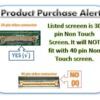14" WXGA  eDP LED LCD Screen for Dell New DP/N: W92HV 0W92HV - Image 11