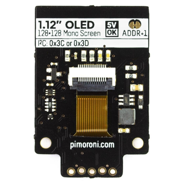 1.12inch Mono OLED (128x128, white/black) Breakout ?C SPI - Image 3