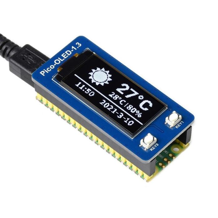 1.3inch OLED Display Module for Raspberry Pi Pico (64??128)