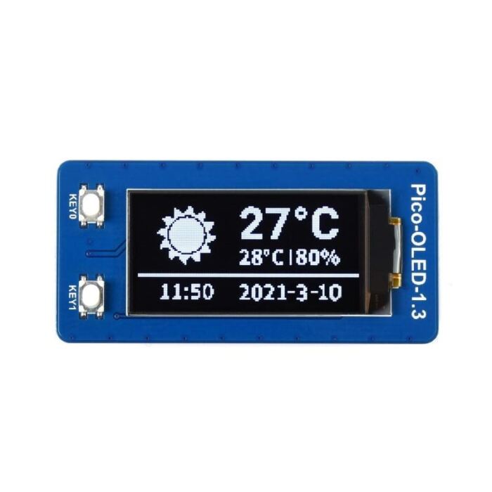 1.3inch OLED Display Module for Raspberry Pi Pico (64??128) - Image 2