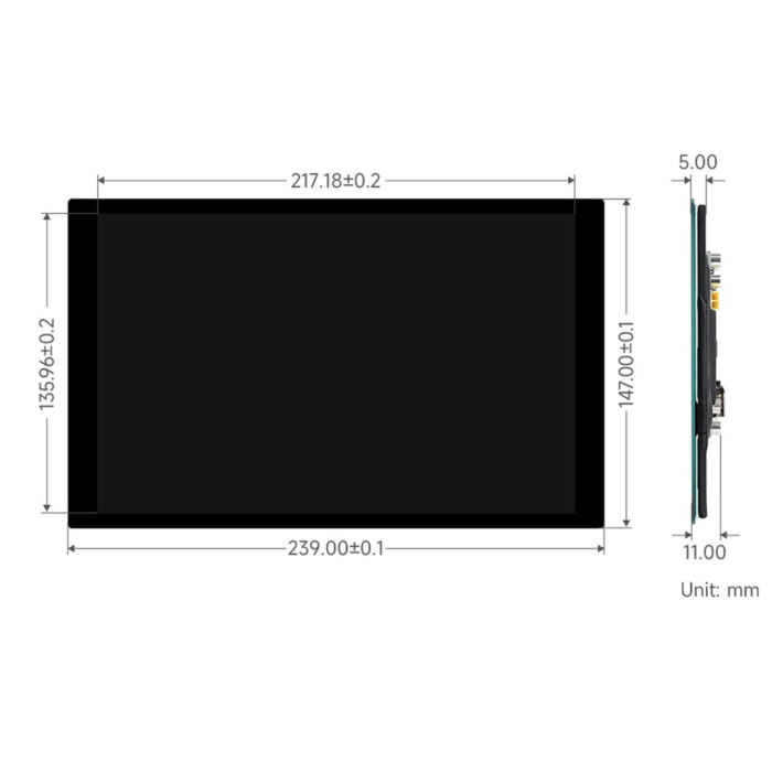 10.1inch IPS HDMI Capacitive Touch Display - Image 5