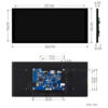 10.4inch QLED Quantum Dot Capacitive Display (1600 x 720) - Image 6