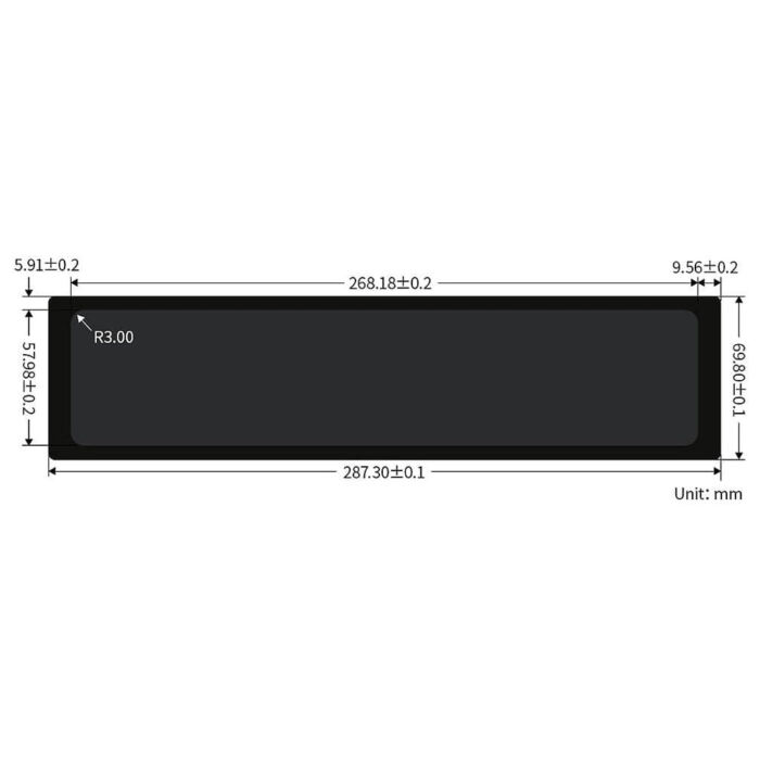 11.9inch DSI IPS Capacitive Touchscreen Display for Raspberry Pi (320x1480) - Image 6