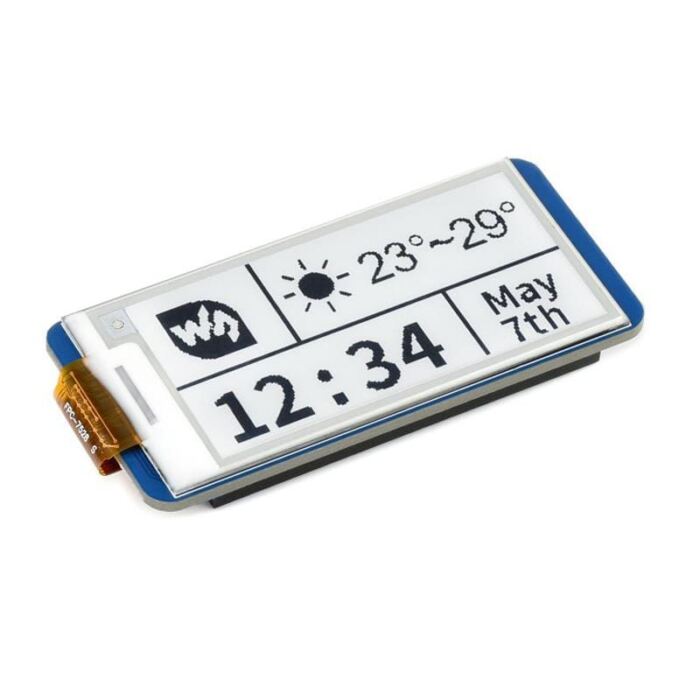 2.13inch Black/White E-Ink E-Paper Display Module for Raspberry Pi Pico (250??122)