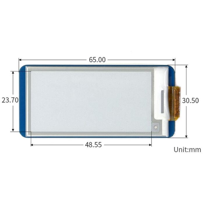 2.13inch Black/White E-Ink E-Paper Display Module for Raspberry Pi Pico (250??122) - Image 7