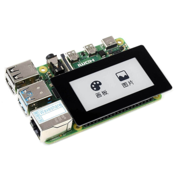 2.13inch Touchscreen E-Paper HAT for Raspberry Pi (Black/White) (250??122) - Image 5