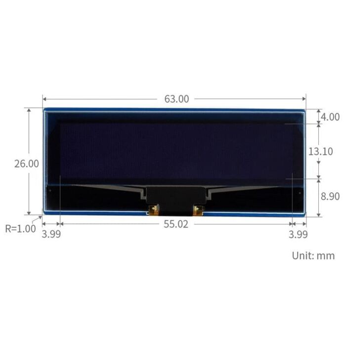 2.23inch OLED Display Module for Raspberry Pi Pico - Image 8