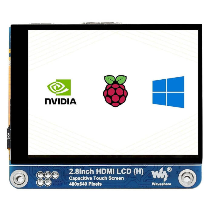 2.8inch HDMI IPS LCD Touchscreen Display for Raspberry Pi (640x480) - Image 5