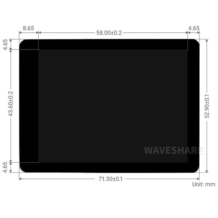 2.8inch IPS Capacitive Touch DSI Display for Raspberry Pi (480x640) - Image 7