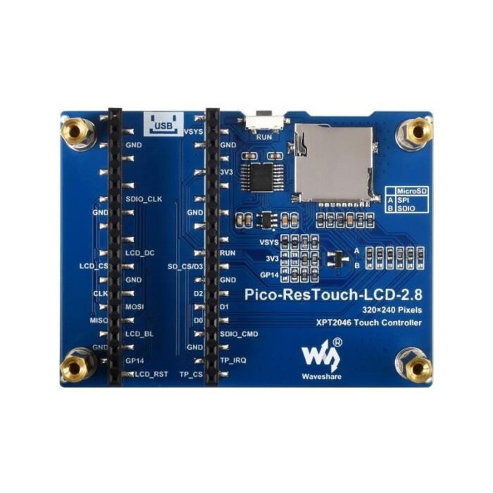 2.8inch Touchscreen IPS LCD Display for Raspberry Pi Pico (320x240) - Image 2