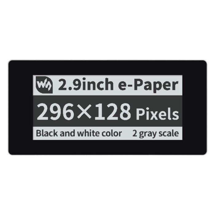 2.9inch Touchscreen E-Paper Display Module for Raspberry Pi Pico (296??128) (Black/White)