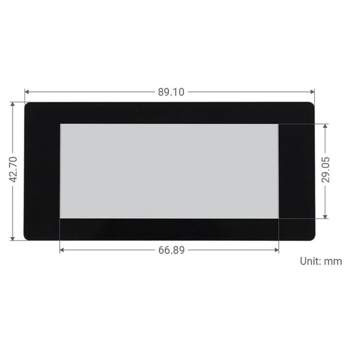 2.9inch Touchscreen E-Paper Display Module for Raspberry Pi Pico (296??128) (Black/White) - Image 7