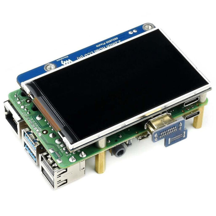 3.2inch IPS HDMI LCD Display for Raspberry Pi (800x480) - Image 2