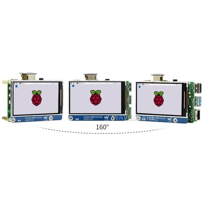 3.2inch IPS HDMI LCD Display for Raspberry Pi (800x480) - Image 7