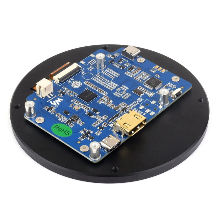 3.4inch HDMI Round Touch Display for Raspberry Pi (800x800) - Image 3