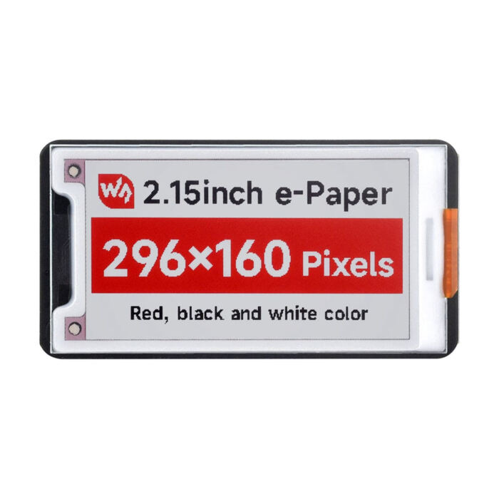 2.15inch E-Paper Tri Colour HAT+ for Raspberry Pi (296 x 160) - Image 6