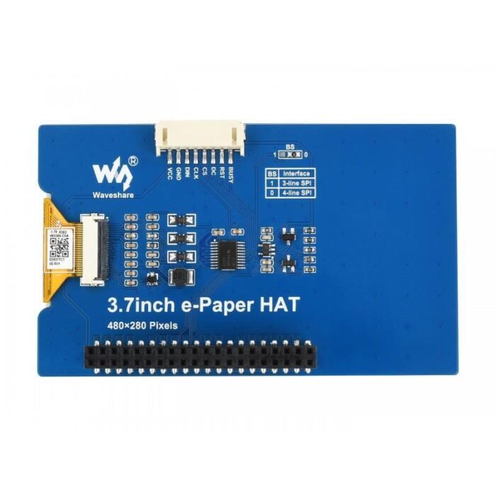 3.7inch E-Ink Display HAT for Raspberry Pi (480??280) - Image 3