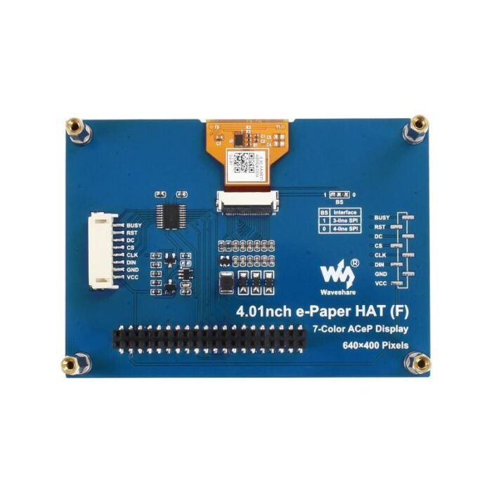 4.01inch ACeP 7-Colour E-Paper Display HAT for Raspberry Pi - Image 4