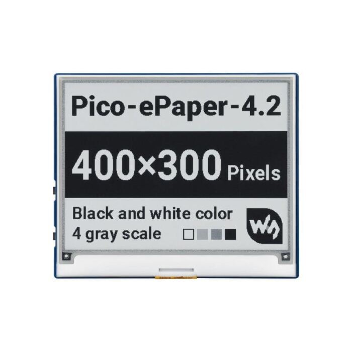 4.2inch E-Paper Display Module for Raspberry Pi Pico (Black/White) (400??300)