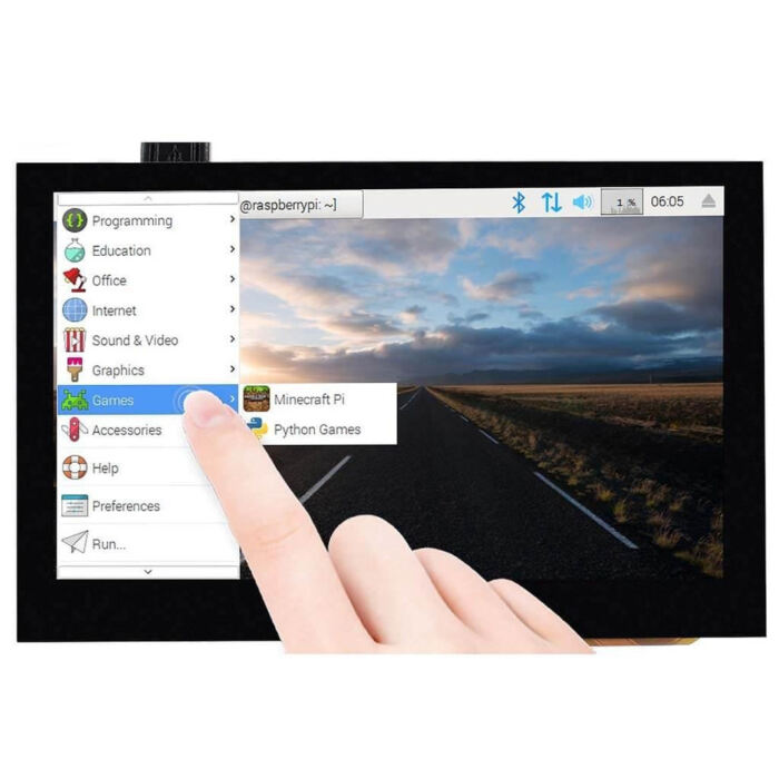 4.3inch DSI Capacitive Touchscreen Display for Raspberry Pi (800x480) - Image 5