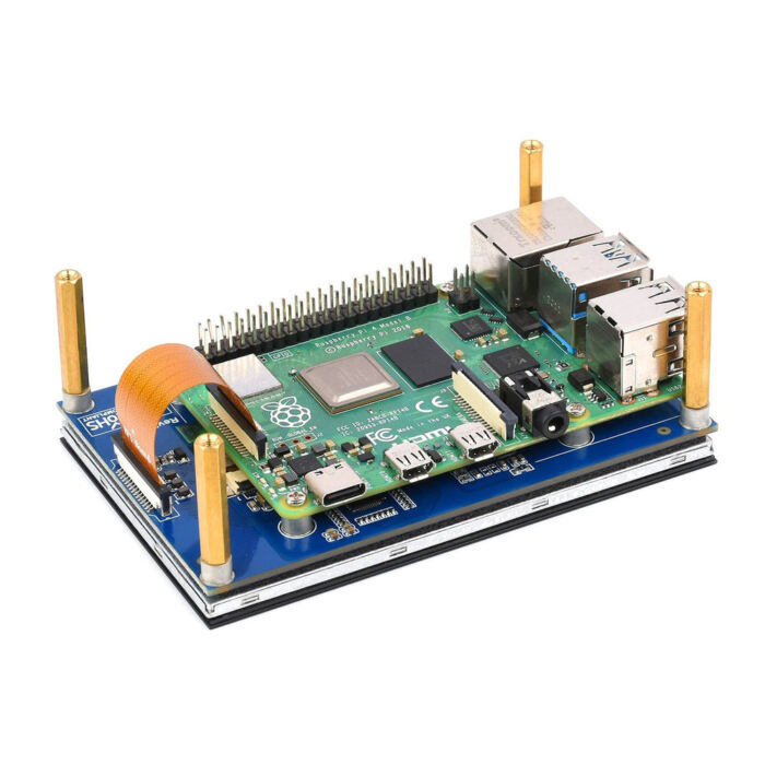 4.3inch DSI QLED Capacitive Touch Display for Raspberry Pi (800x480) - Image 3