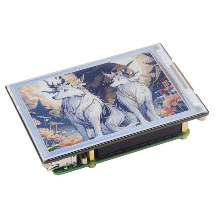 4inch Full-Colour E-Paper Display HAT+ for Raspberry Pi (600x400)