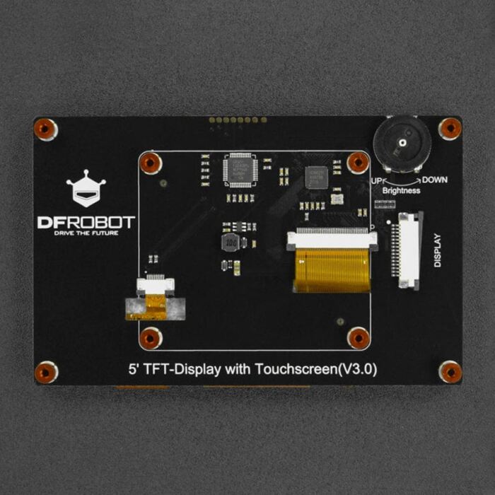 5'' 800 x 480 TFT Raspberry Pi DSI Touchscreen (Compatible with Raspberry Pi 3B/3B+/4B/5) - Image 6