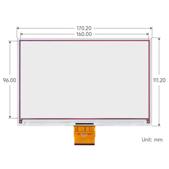 7.3inch ACeP 7-Color E-Paper E-Ink Display Module (800??480) - Image 7