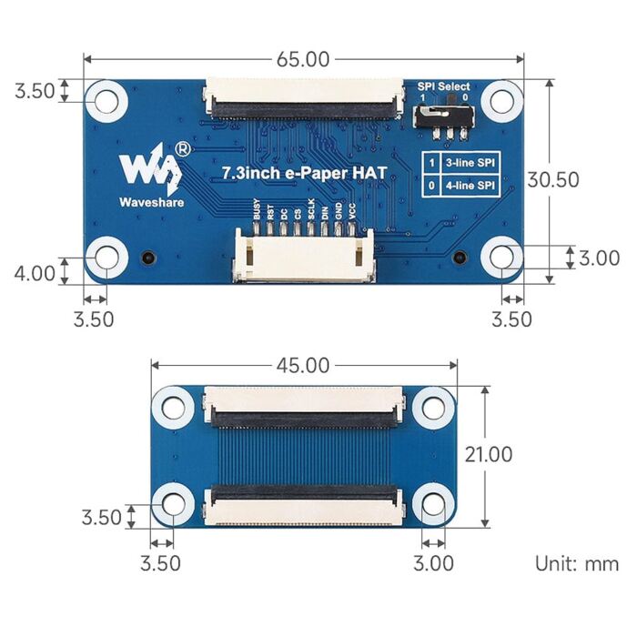 7.3inch ACeP 7-Color E-Paper E-Ink Display Module (800??480) - Image 6