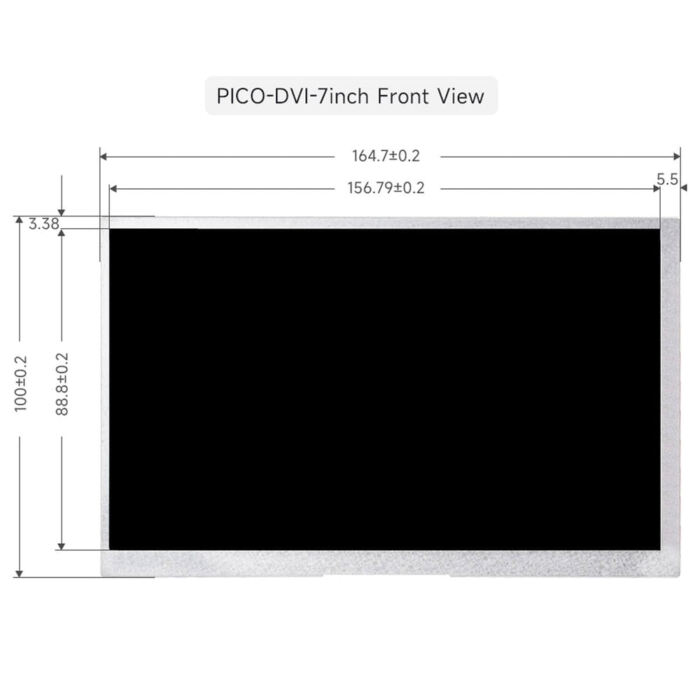 7inch IPS DVI Display Module for Raspberry Pi Pico - Image 6