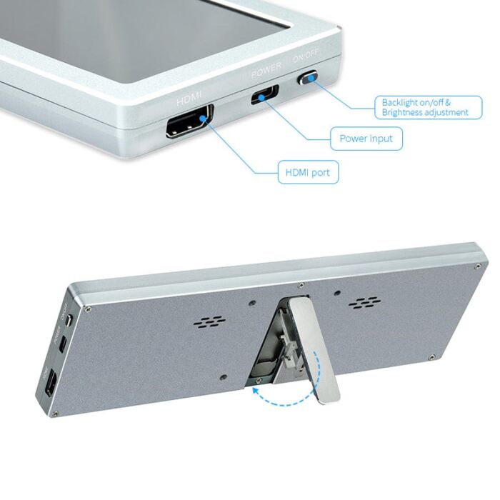 8.8inch IPS HDMI Side Monitor (480x1920) - Image 3