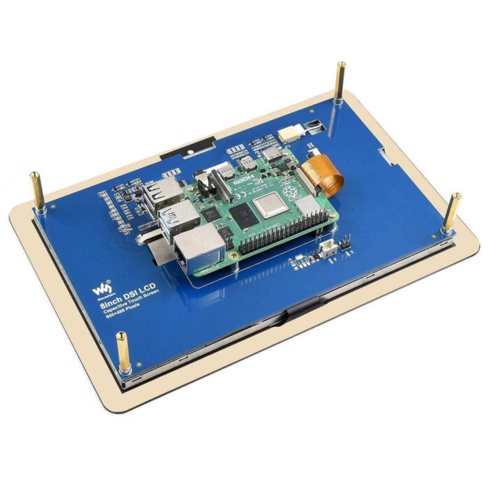 8inch DSI Capacitive Touch Display for Raspberry Pi (800x480) - Image 2