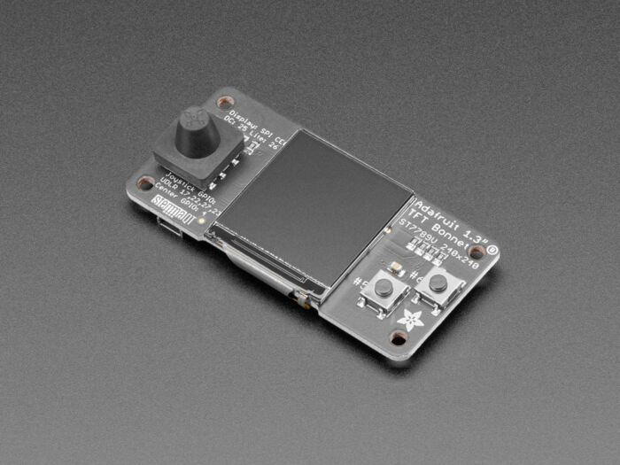 Adafruit 1.3inch Color TFT Bonnet for Raspberry Pi (240x240 TFT + Joystick Add-on)