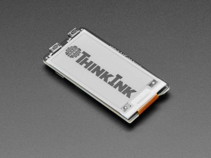 Adafruit 2.13inch Monochrome E-Ink Bonnet for Raspberry Pi (THINK INK) - Image 3