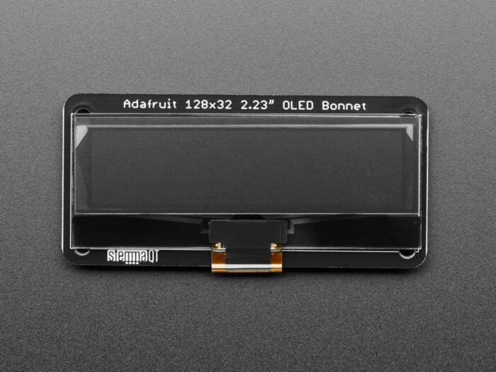 Adafruit 2.23inch Monochrome OLED Bonnet for Raspberry Pi