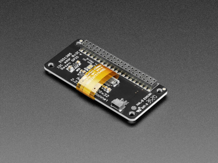 Adafruit 2.23inch Monochrome OLED Bonnet for Raspberry Pi - Image 5