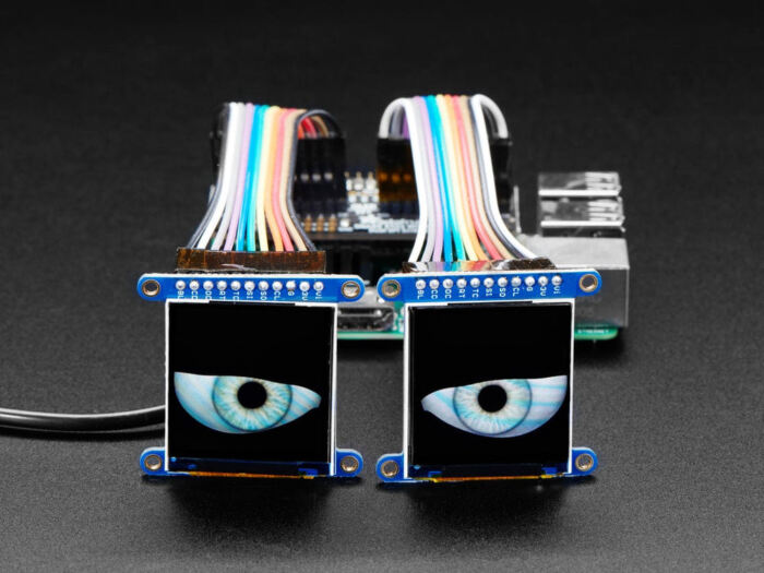 Adafruit Animated Eyes Bonnet for Raspberry Pi Pack (Pi not included)