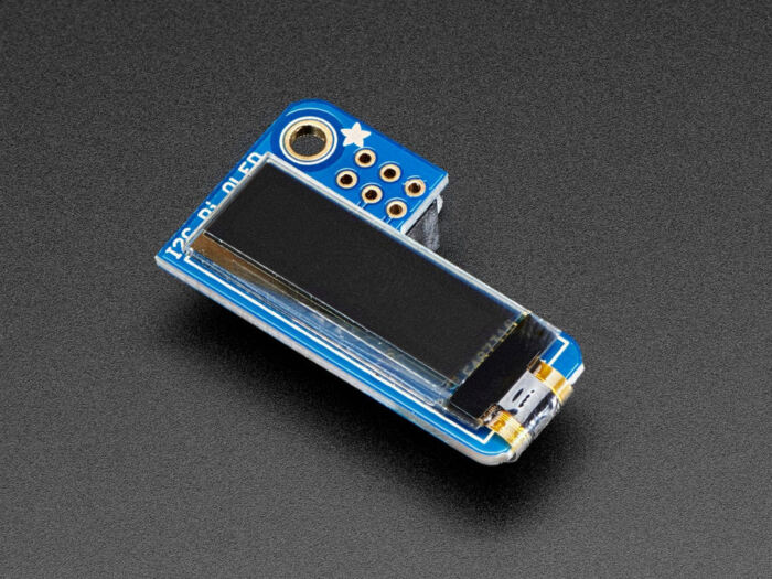 Adafruit PiOLED - 128x32 Monochrome OLED Add-on for Raspberry Pi - Image 2