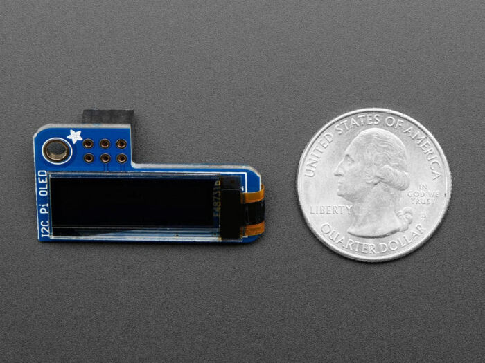 Adafruit PiOLED - 128x32 Monochrome OLED Add-on for Raspberry Pi - Image 4