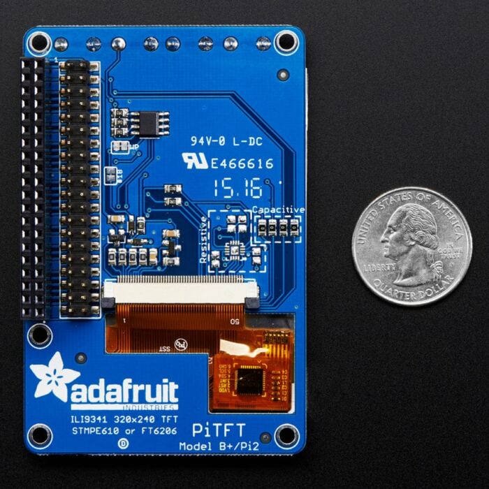 Adafruit PiTFT Plus 320 x 240 2.8inch TFT + Capacitive Touchscreen - Image 5