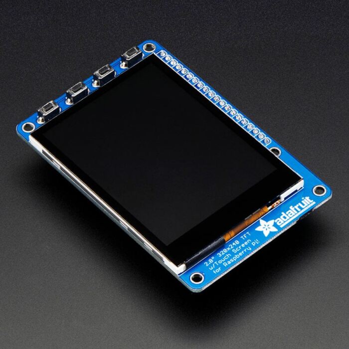 Adafruit PiTFT Plus 320 x 240 2.8inch TFT + Capacitive Touchscreen