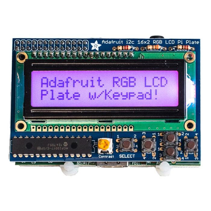 Adafruit RGB Positive 16 x 2 LCD+Keypad Kit for Raspberry Pi - Image 3