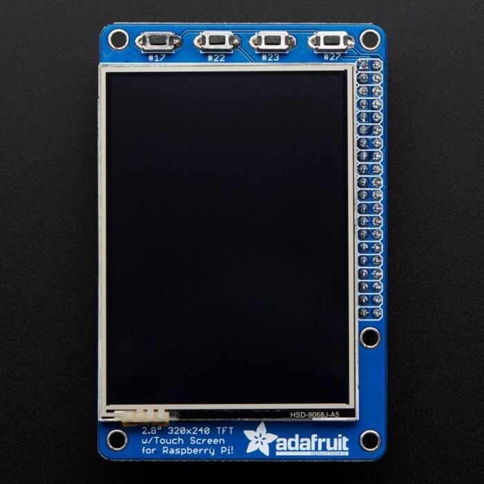 PiTFT Plus Assembled 320 x 240 2.8inch TFT + Resistive Touchscreen - Image 3