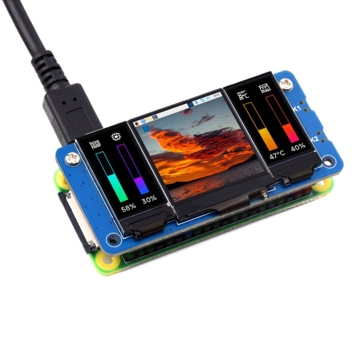 Triple IPS LCD HAT for Raspberry Pi - Image 6