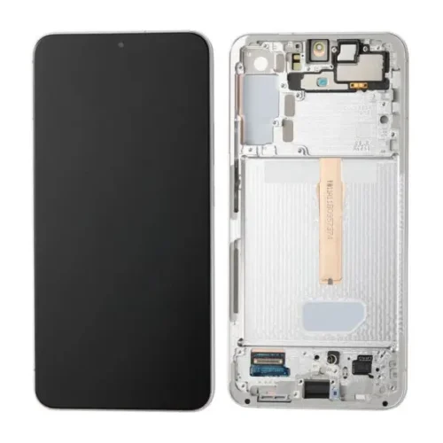 Original SAS22Plus5GAMOLEDF-White For Samsung Galaxy S22 Plus 5G AMOLED Display Assembly with Frame - White Replacement